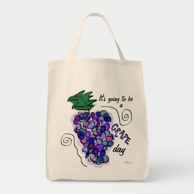 Whimsy Trauben Tragetasche (Vorne)