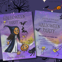 Whimsy Witch, Pumpkin & Candy Corn Halloween Party