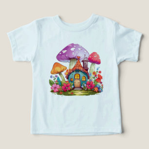 Whimsy Wonderland Champignons House Bodysuit bébé