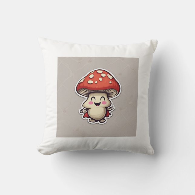 Whimsy Woods Mushroom Friend Kissen (Vorderseite)