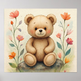 WhimsyTeddyBear Poster