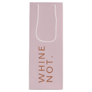 Whine not funny Chee Up Pink Rose Geschenktüte Für Weinflaschen
