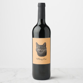 Whiny Cat wine Weinetikett