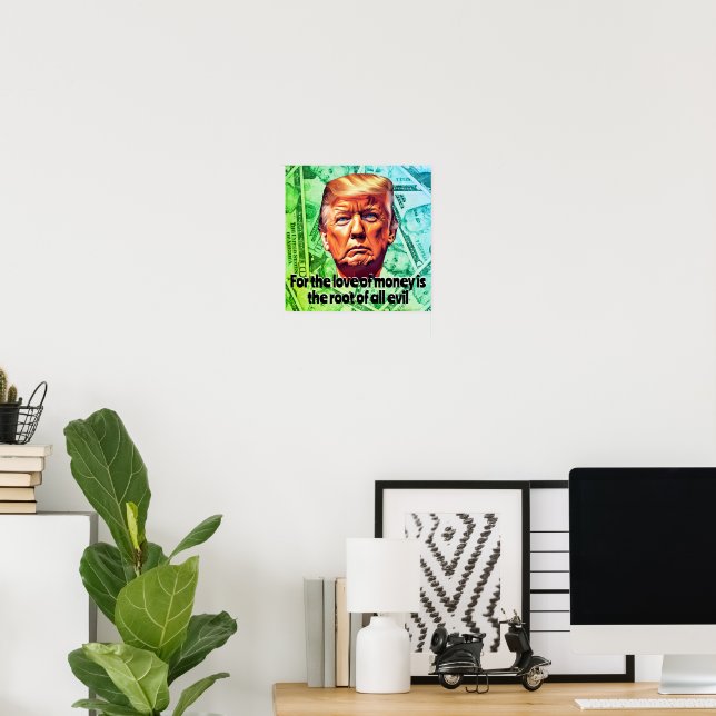 Whiny Greedy Loser Trump Poster (Heimbüro)