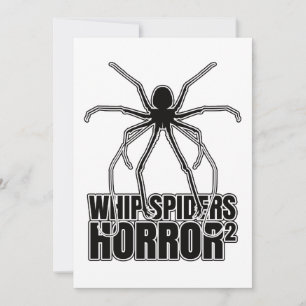Whip Spiders Whip Scorpion Amblypygi - Entomologie Einladung