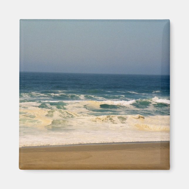 Whippes Cream Waves Hit Beach Magnet (Vorne)