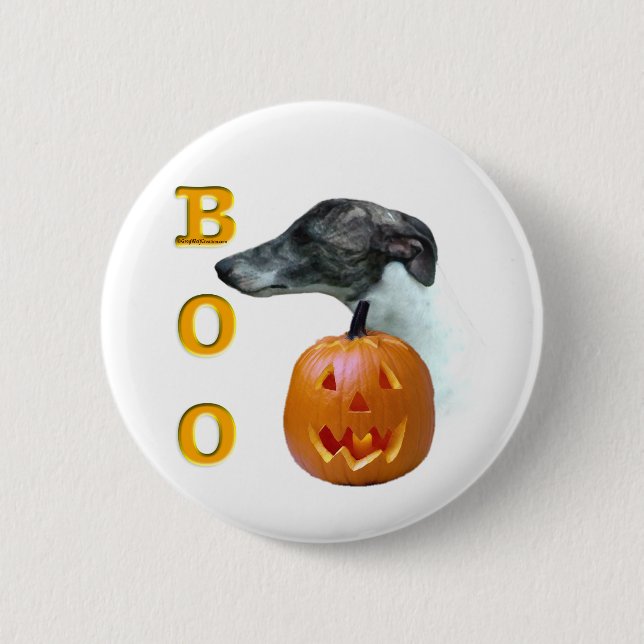 Whippet Boo Button (Vorderseite)