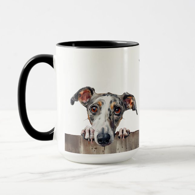 Whippet Chien Mug (Gauche)