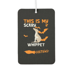 Whippet Costume Halloween Lazy Beängstigend Hund T Autolufterfrischer