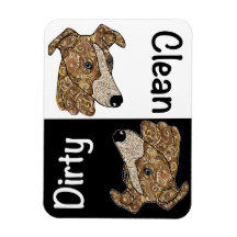 Whippet Dishwasher Magnet