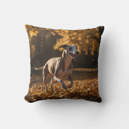 Whippet Elegant Throw Kissen