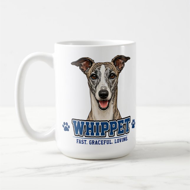 🐾 Whippet-Fan-Geschenk🐾 Kaffeetasse (Links)