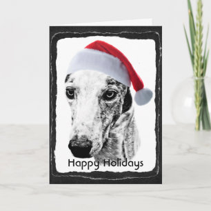 Whippet Feiertagskarte