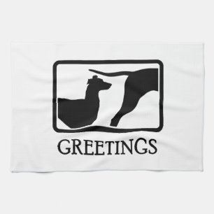 Whippet Geschirrtuch