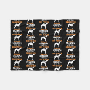 Whippet Grandma Dog Gifts Whippet Dog Lover Fleecedecke