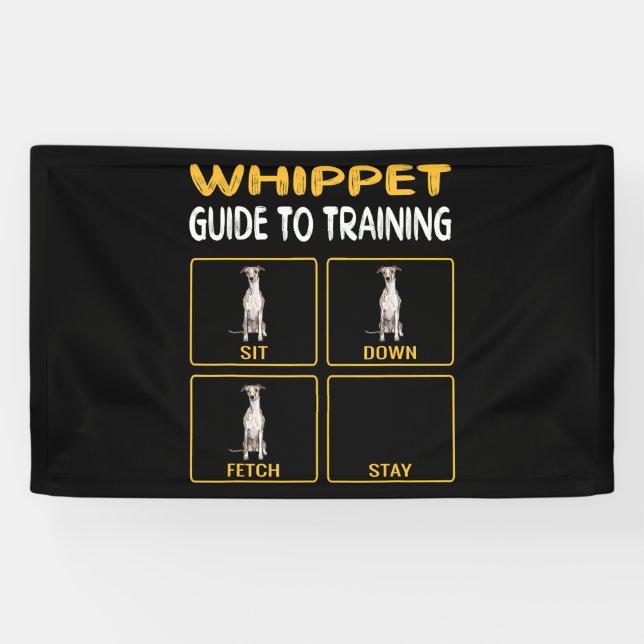 Whippet Guide to Training Hunde Obedience Banner (Horizontal)