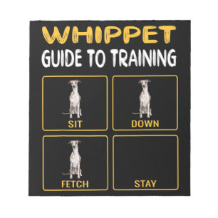 Whippet Guide to Training Hunde Obedience Notizblock