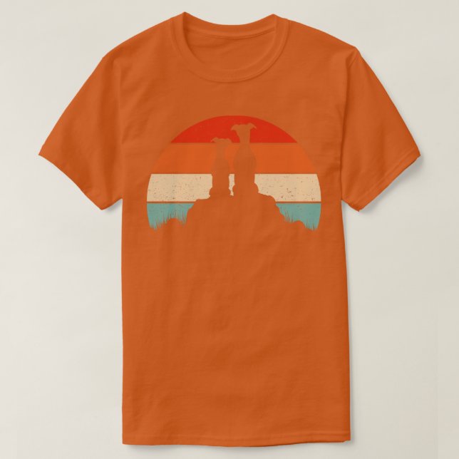 Whippet Hund 1 T-Shirt (Design vorne)