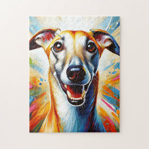 Whippet Hund Acryl Druck Hunde Liebhaber Geschenk