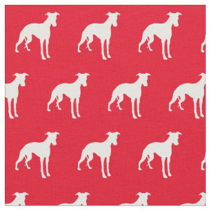 Whippet Hund Silhouette Pet Red Stoff