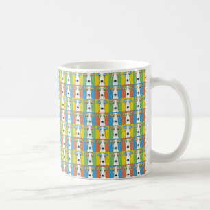 Whippet HundeCartoon Pop-Kunst Kaffeetasse