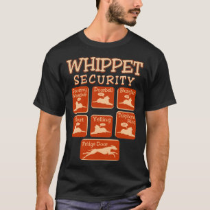 Whippet Hundesicherheit Pets Liebe-lustiges T-Shirt