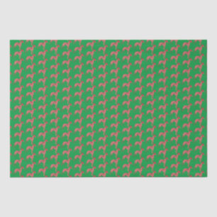 Whippet Italienisch Grauer Weihnachtshund Silhouet Seidenpapier