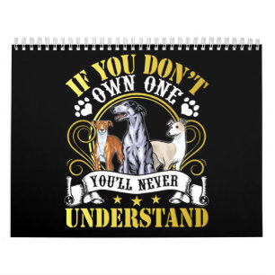 Whippet Lover Ich besitze eine Whippet, also ver Kalender