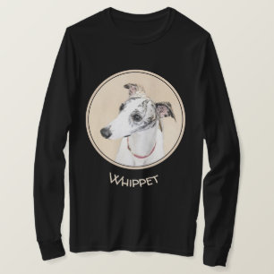 Whippet-Malerei - Niedliche Original-Hundekunst T-Shirt