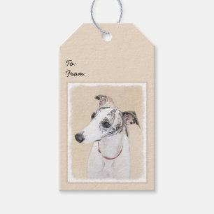 Whippet Malerei - niedliche ursprüngliche Geschenkanhänger
