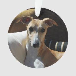 Whippet Ornament