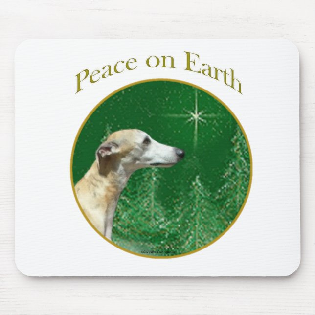 Whippet Peace Mousepad (Vorne)