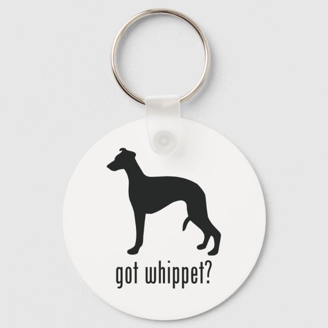 Whippet Schlüsselanhänger (Vorderseite)