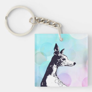 Whippet Schlüsselanhänger