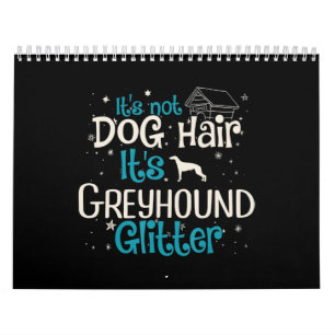 Whippet Sein Hund hat seinen Grauhund-Glitzer ni Kalender