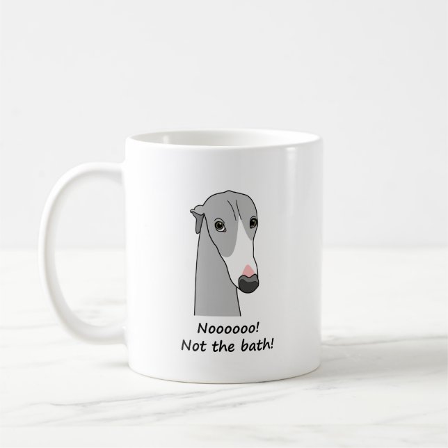 Whippet Semaphore café Mug #3 (Gauche)