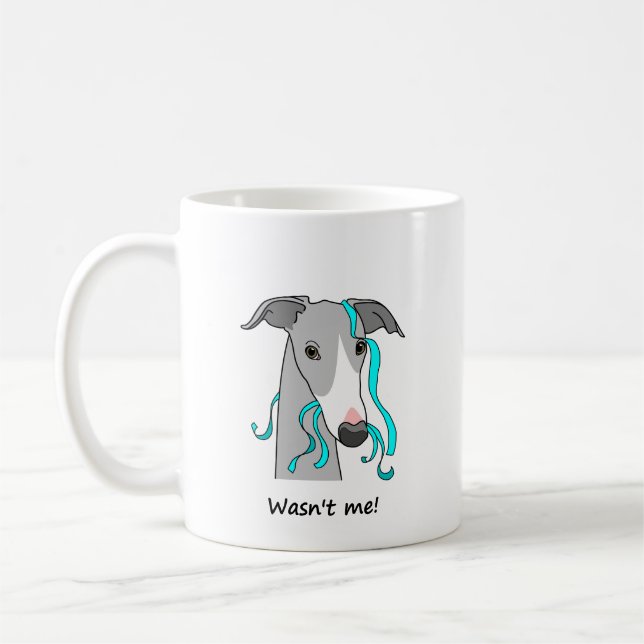 Whippet Semaphore Mug 5 (Gauche)