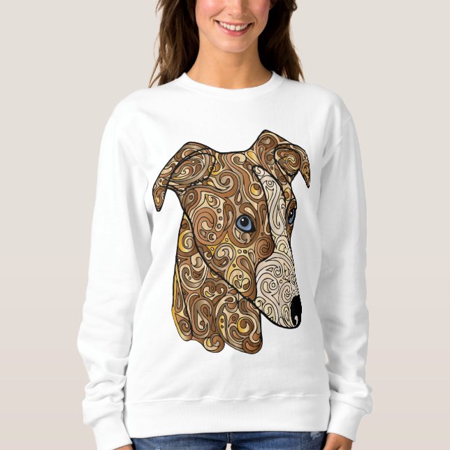 Whippet Sweatshirt (Vorderseite)