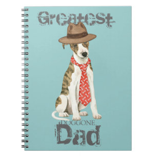 Whippet-Vater Notizblock