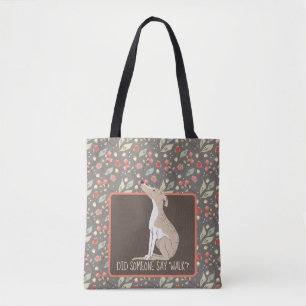 WHIPPET Will einen Walk Tote Bag Tasche