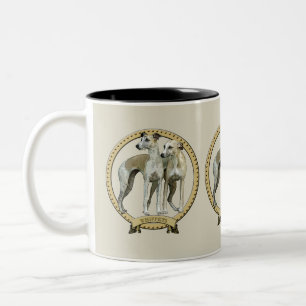 Whippets-Becher Zweifarbige Tasse