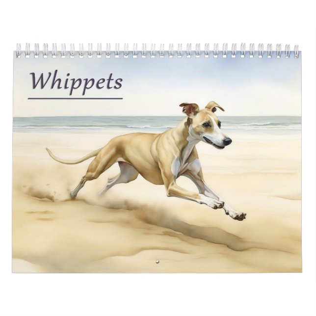 Whippets-Kalender, jedes Jahr Kalender (Titelbild)