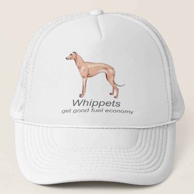 Whippets Truckerkappe (Vorderseite)