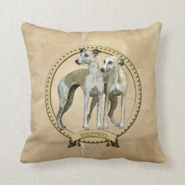 Whippetspaar Kissen
