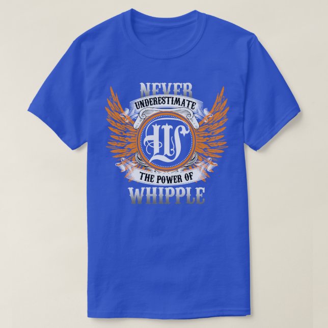 Whippname Shirt unterschätzen niemals den Power O (Design vorne)