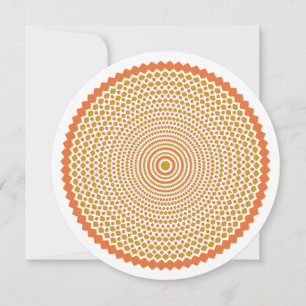 Whirligigig Merci votre carte en Orange et Or