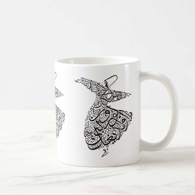 Whirling Derwisch Kaffeetasse (Rechts)