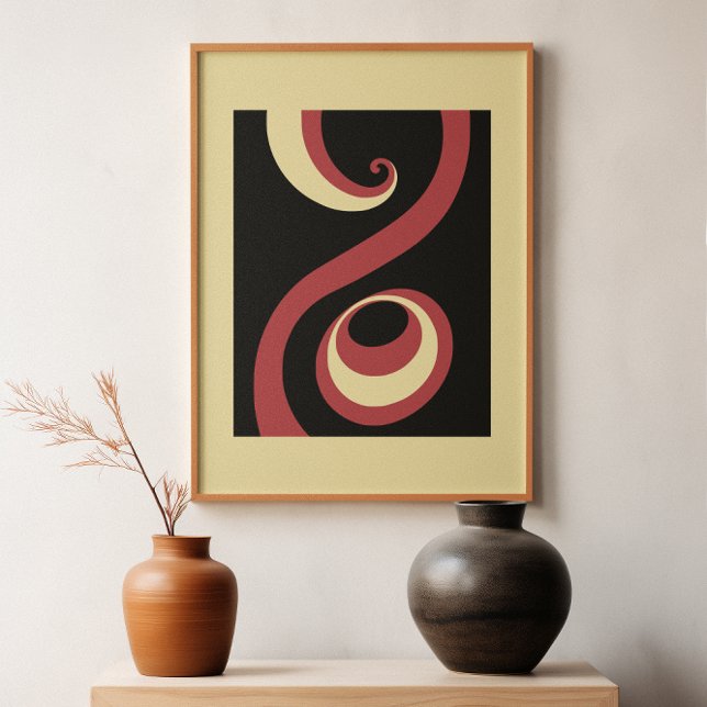 Whirling in Harmony : Bold Abstrait Poster Set II (Créateur téléchargé)