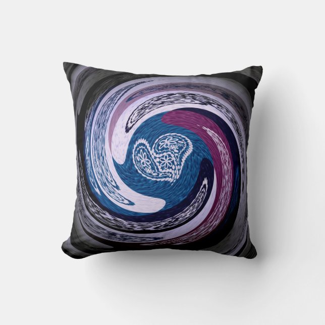 Whirlpool der Liebe Kissen (Vorderseite)