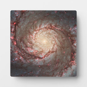 Whirlpool-Galaxie Fotoplatte